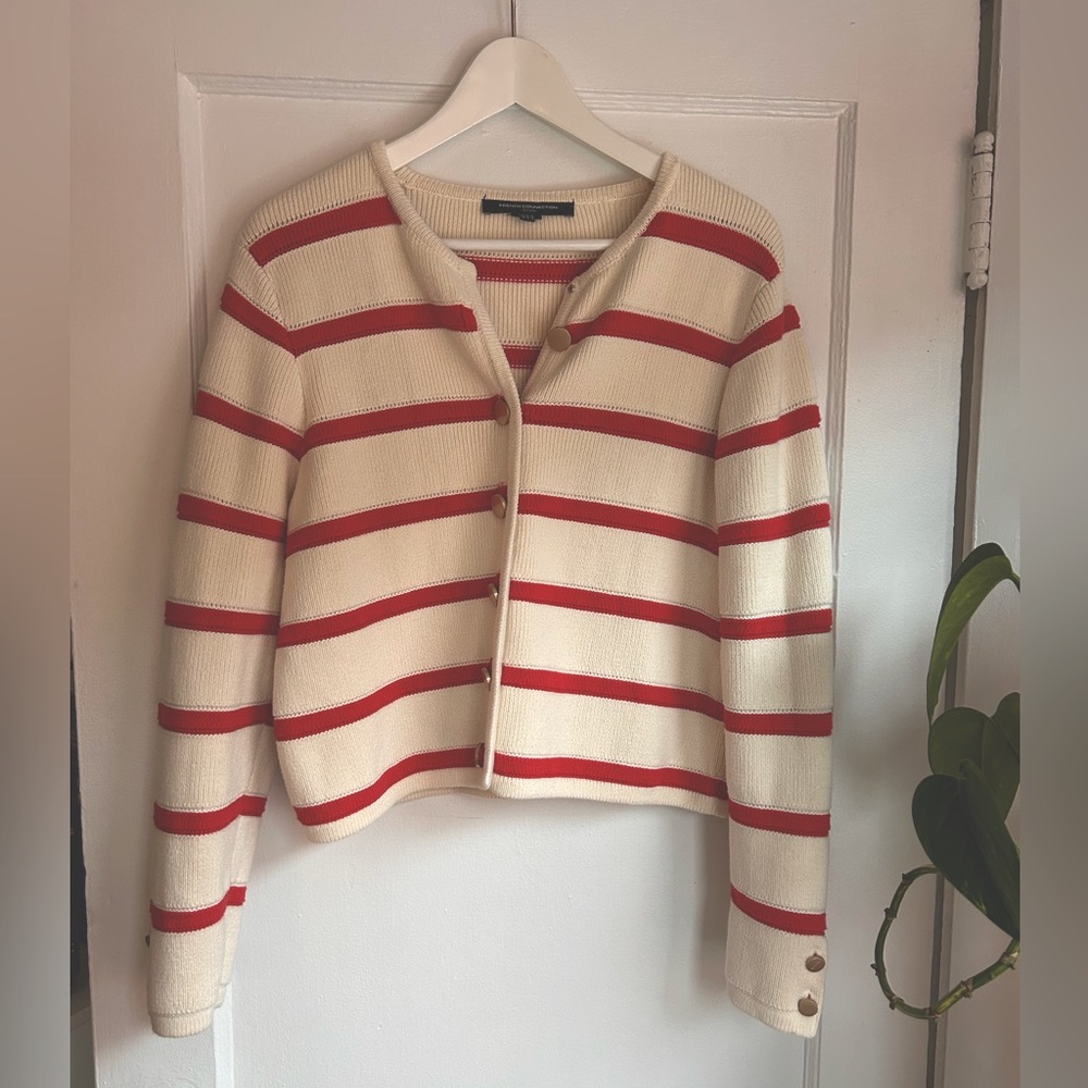 Women’s XL French Connection Sweater Stripped